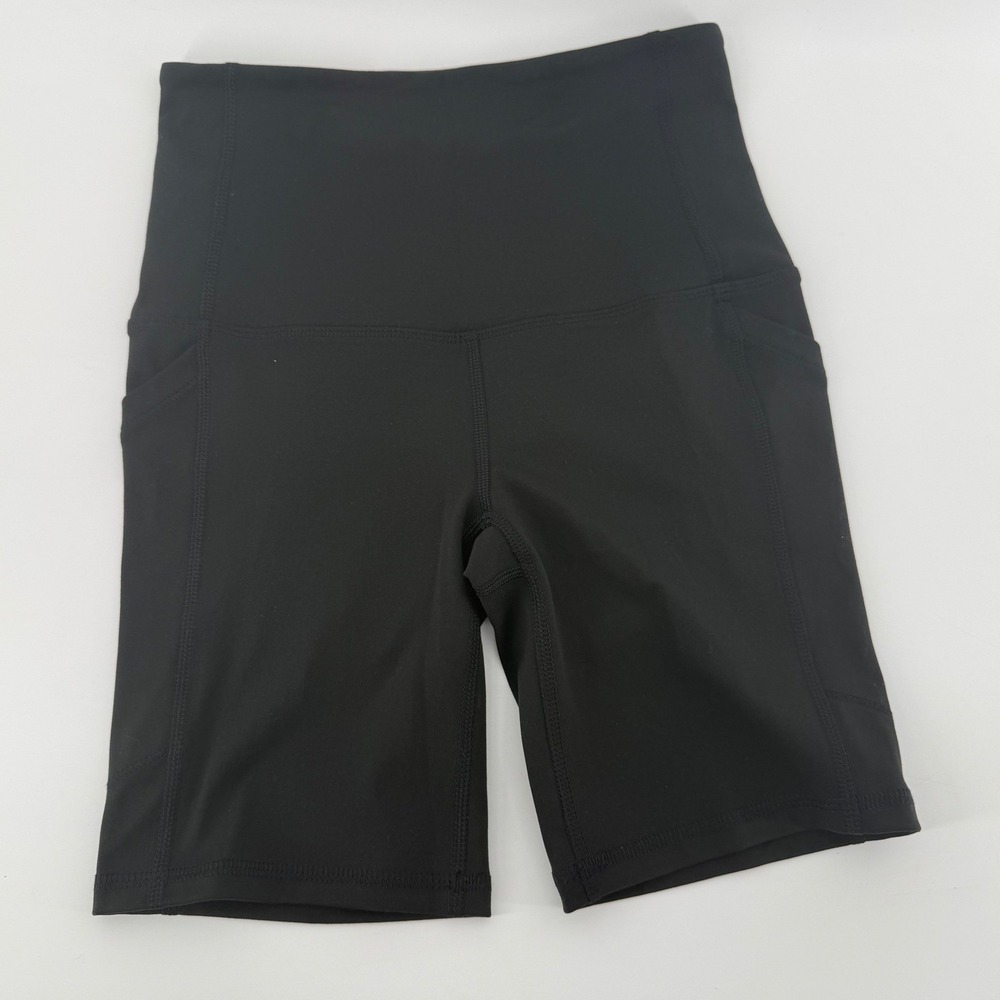 DSG Momentum Ultra High-Rise Bike Shorts Black Women's XS Moisture Wicking - Picture 1 of 10